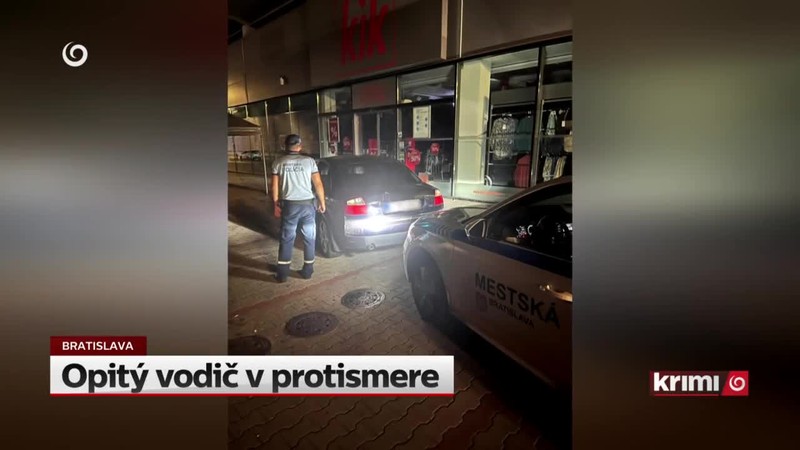 Opitý vodič v protismere