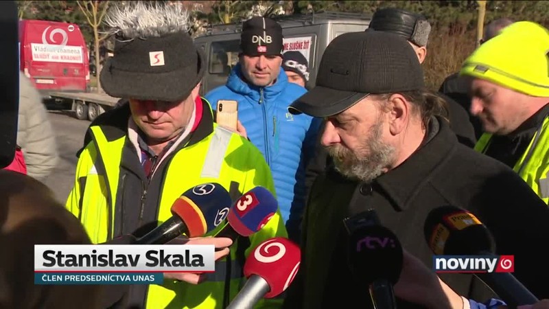 Ďalší protest autodopravcov