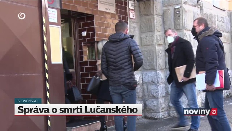 Správa o smrti Lučanského