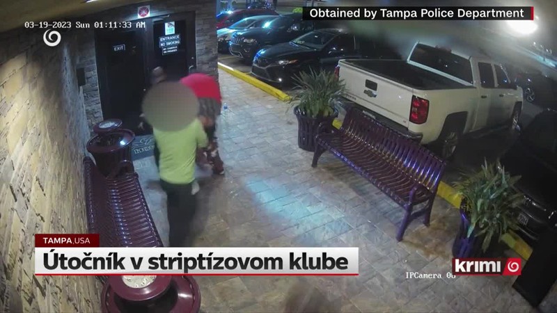 Útočník v striptízovom klube