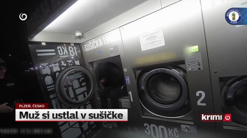 Muž si ustlal v sušičke
