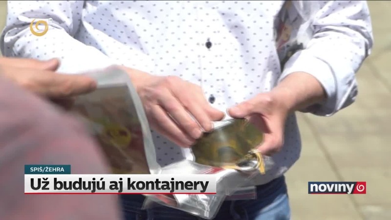 Už budujú aj kontajnery