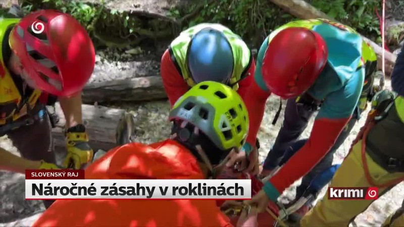 Náročné zásahy v roklinách
