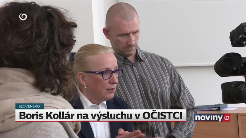 Boris Kollár na výsluchu v OČISTCI