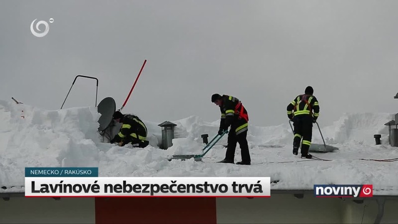 Lavínové nebezpečenstvo trvá