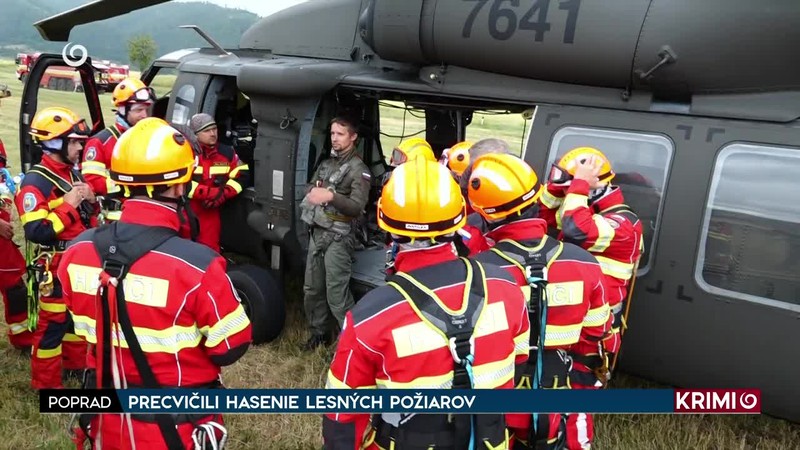 PRECVIČILI HASENIE LESNÝCH POŽIAROV