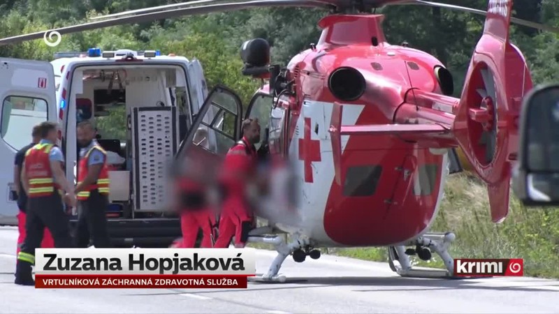 Vážna kolízia auta a traktora