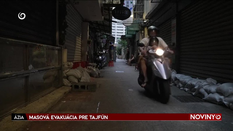 MASOVÁ EVAKUÁCIA PRE TAJFÚN