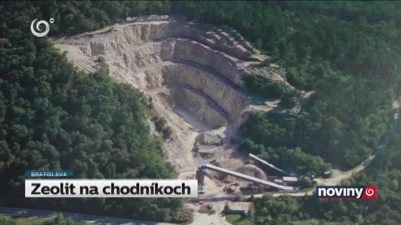 Zeolit na chodníkoch