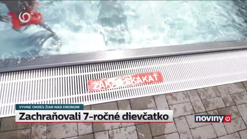 Zachraňovali 7-ročné dievčatko
