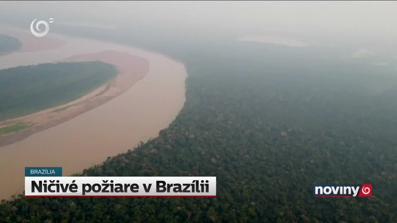 Ničivé požiare v Brazílii