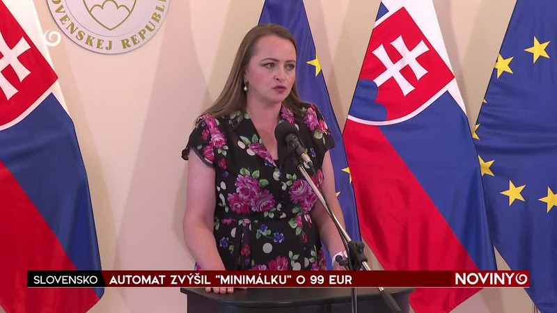AUTOMAT ZVÝŠIL "MINIMÁLKU" O 99 EUR