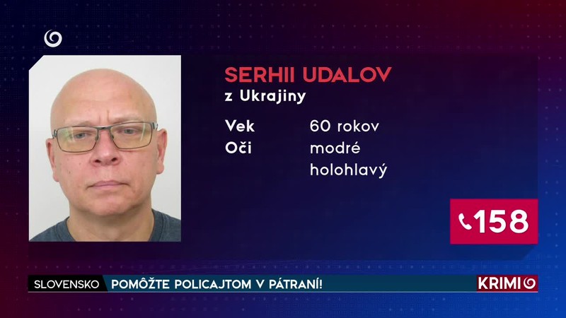POMÔŽTE POLICAJTOM V PÁTRANÍ!