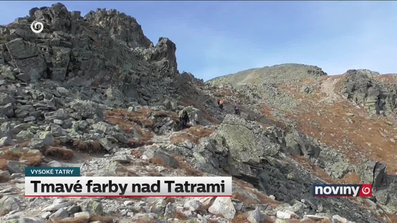 Tmavé farby nad Tatrami