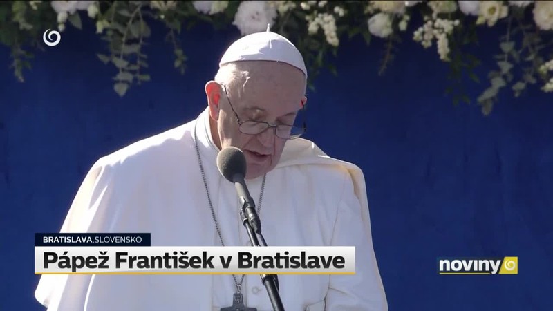 Pápež František v Bratislave