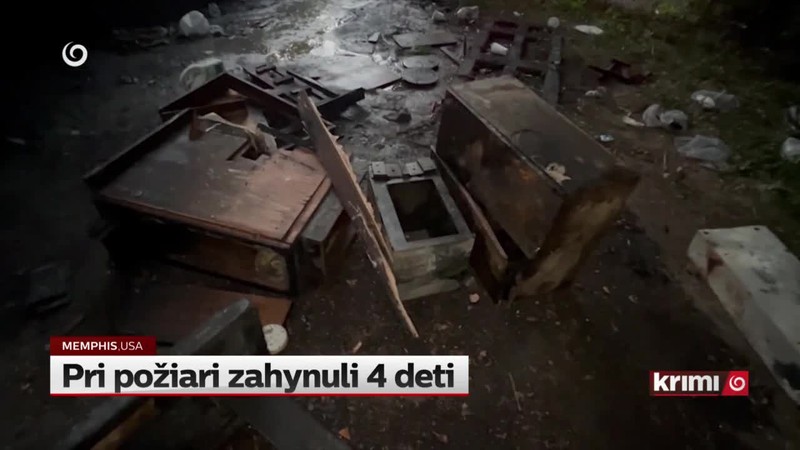 Pri požiari zahynuli 4 deti