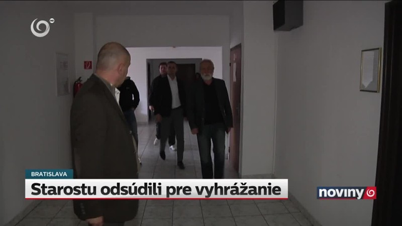 Starostu odsúdili pre vyhrážanie