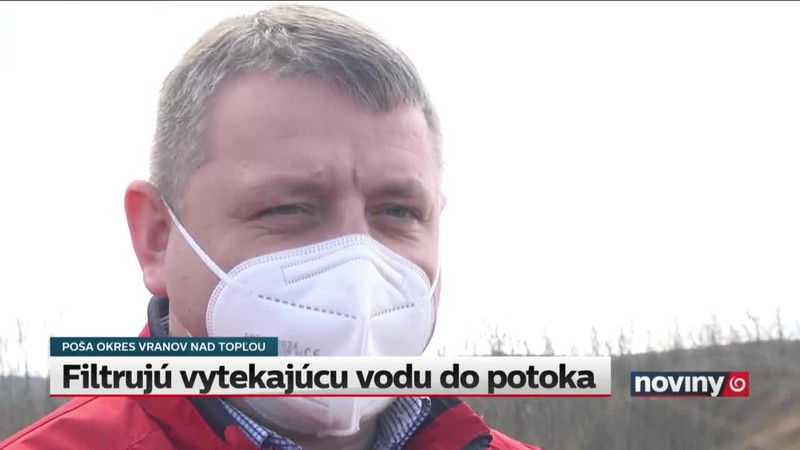 Filtrujú vytekajúcu vodu do potoka