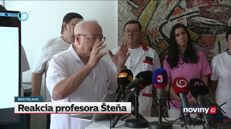 Reakcia profesora Šteňa
