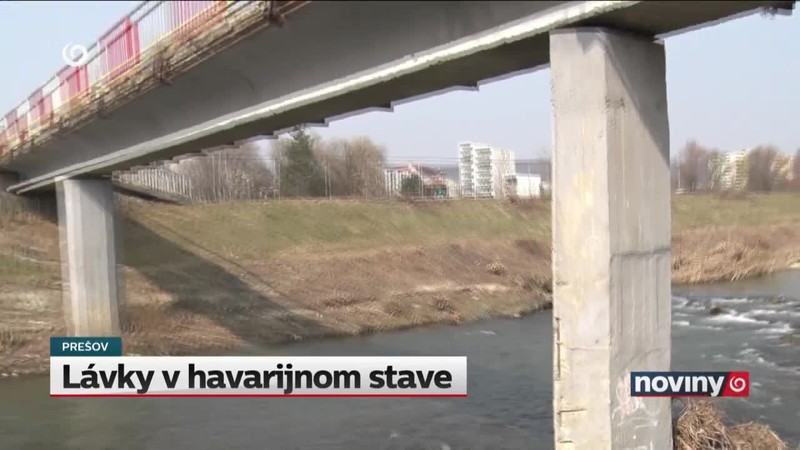 Lávky v havarijnom stave