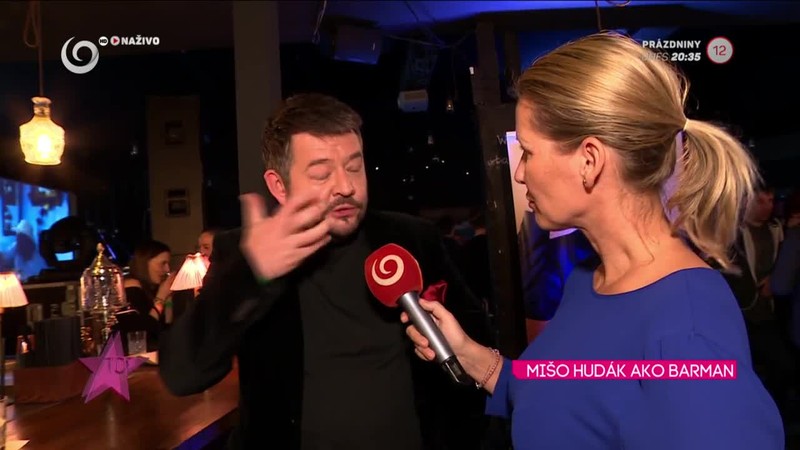 MIŠO HUDÁK AKO BARMAN