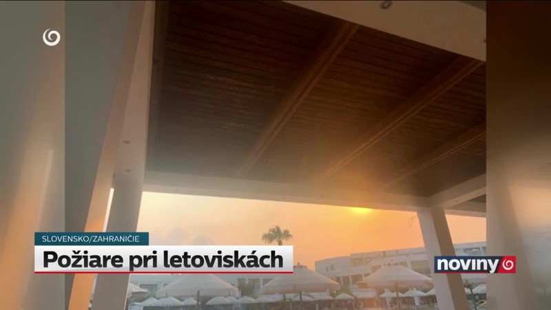Požiare pri letoviskách