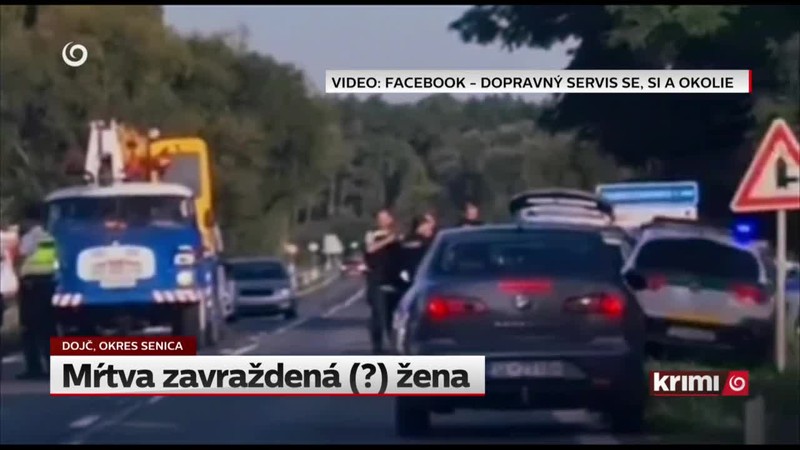 Mŕtva zavraždená (?) žena