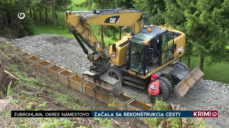 ZAČALA SA REKONŠTRUKCIA CESTY