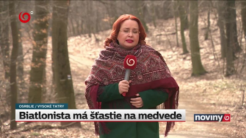 Biatlonista má šťastie na medvede