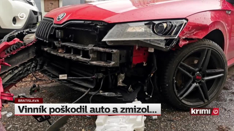 Vinník poškodil auto a zmizol...