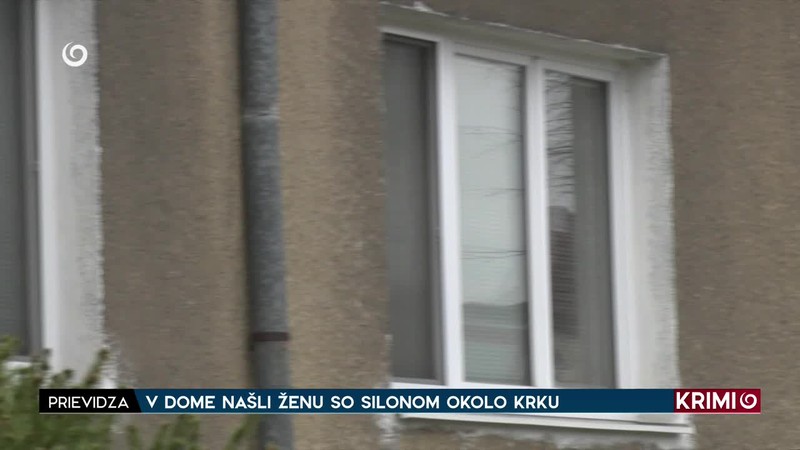 V DOME NAŠLI ŽENU SO SILONOM OKOLO KRKU