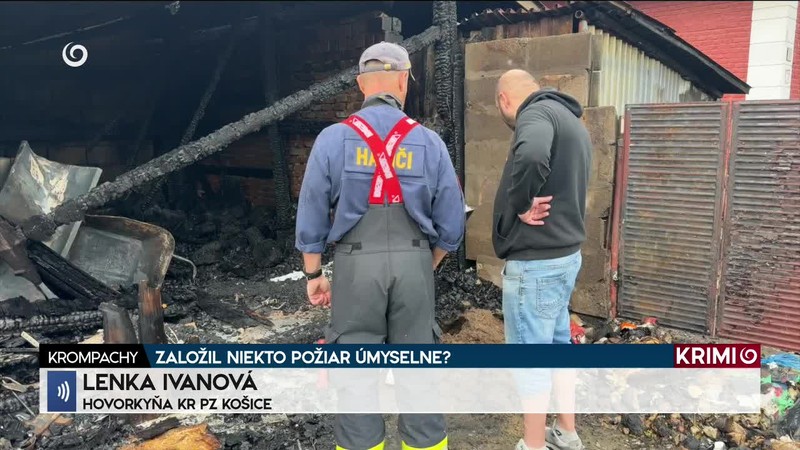 ZALOŽIL NIEKTO POŽIAR ÚMYSELNE?