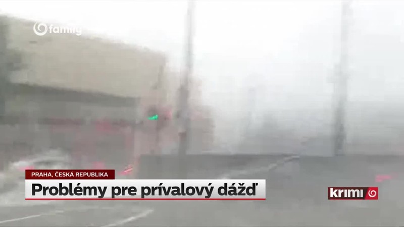 Problémy pre prívalový dážď