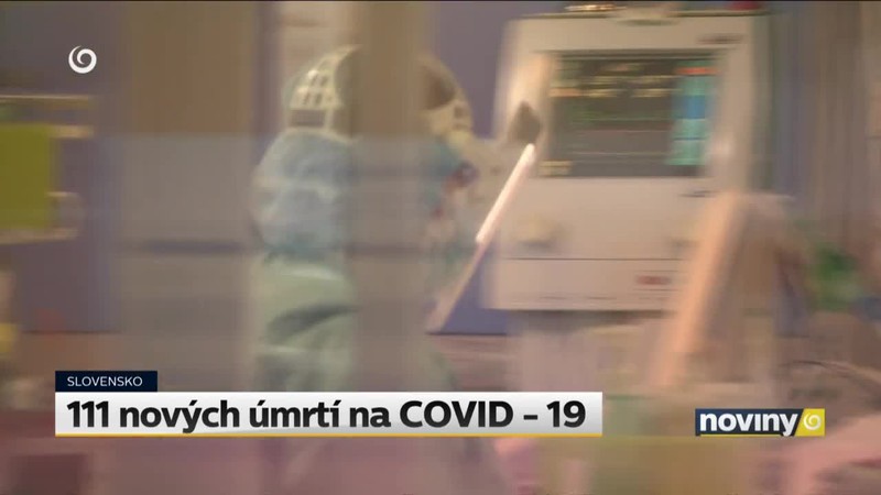 111 nových úmrtí na COVID - 19