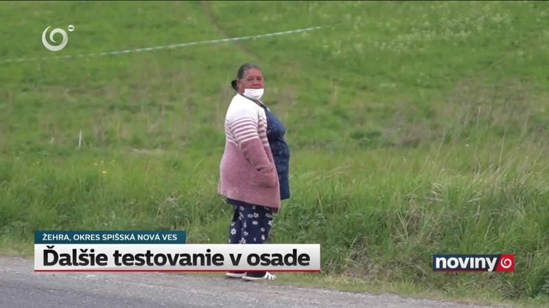 Ďalšie testovanie v osade