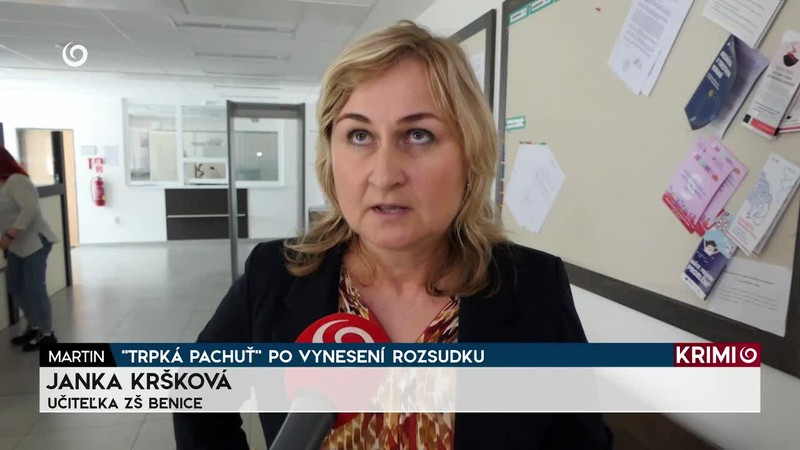 "TRPKÁ PACHUŤ" PO VYNESENÍ ROZSUDKU