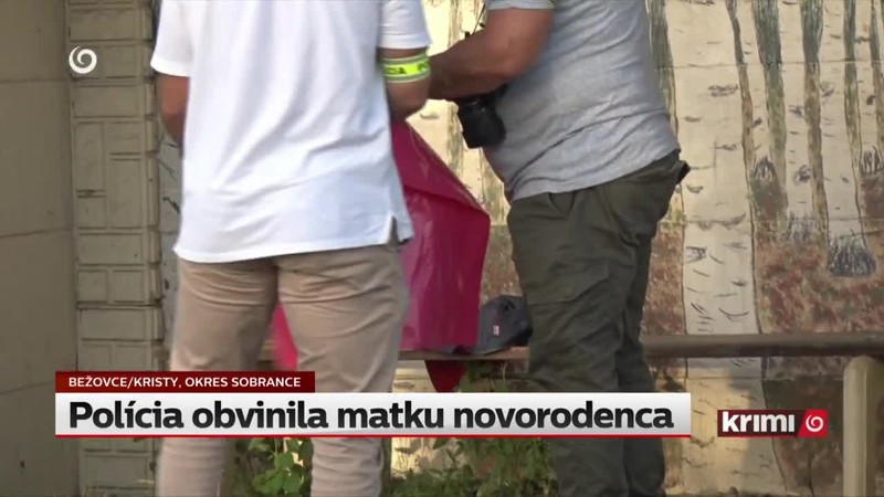 Polícia obvinila matku novorodenca