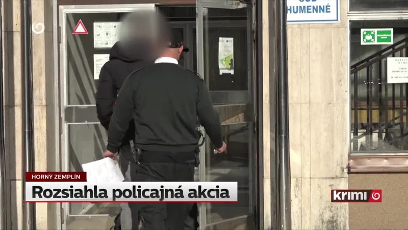 Rozsiahla policajná akcia