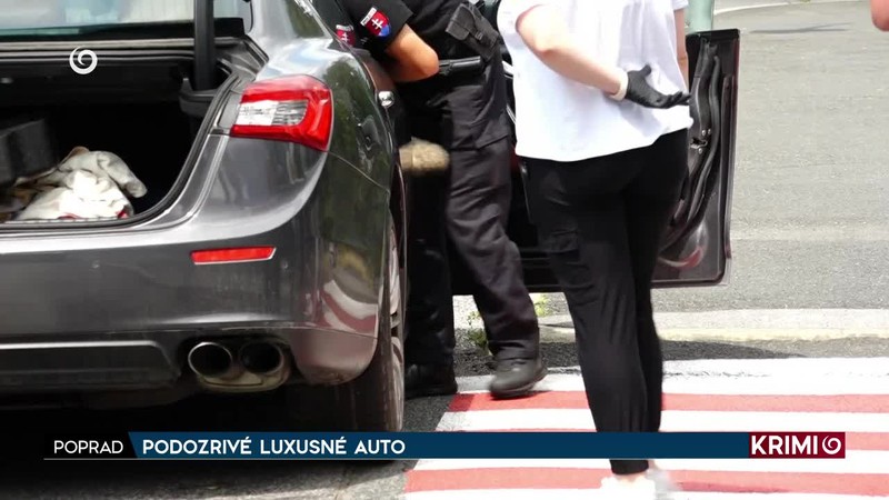 PODOZRIVÉ LUXUSNÉ AUTO