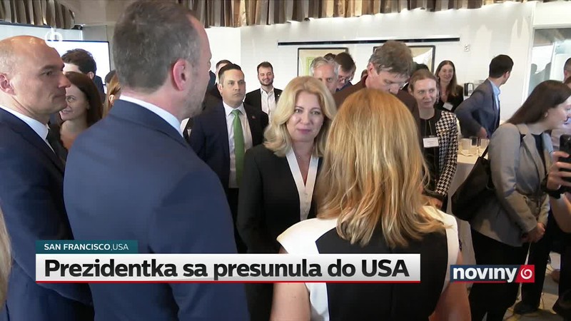 Prezidentka sa presunula do USA