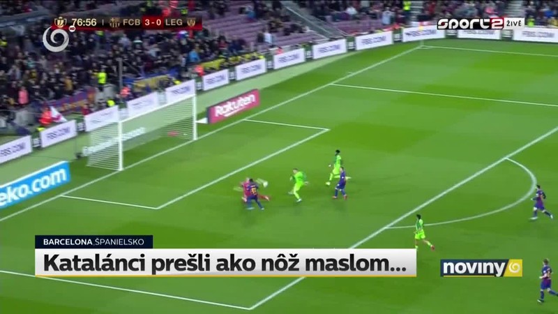 Katalánci prešli ako nôž maslom...