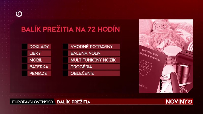 BALÍK PREŽITIA