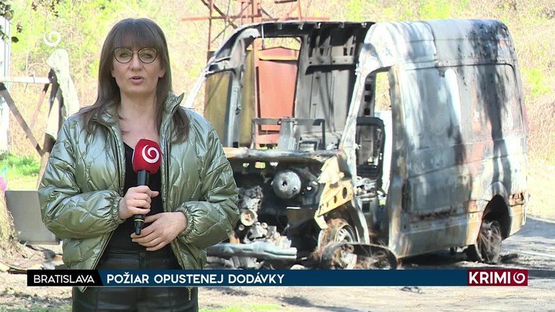 POŽIAR OPUSTENEJ DODÁVKY