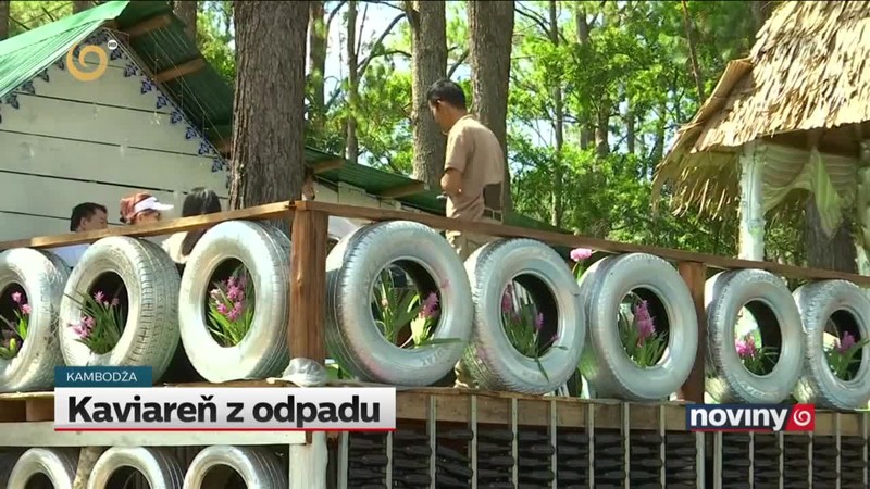 Kaviareň z odpadu