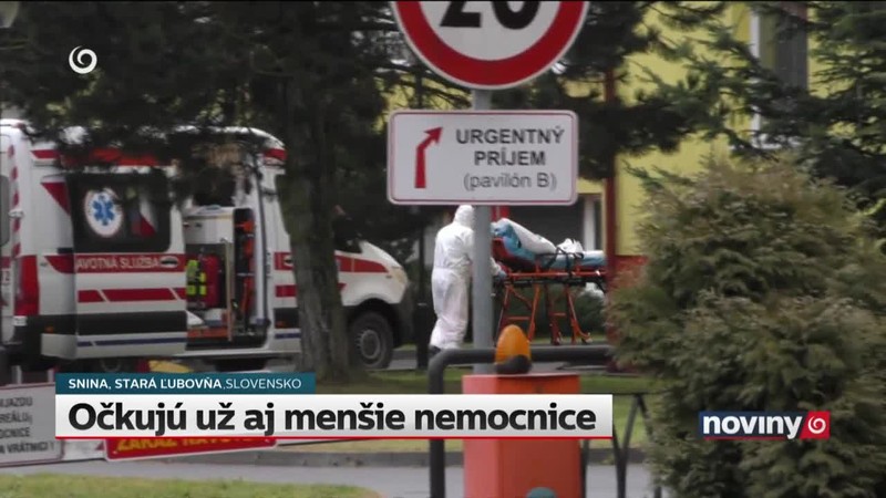 Očkujú už aj menšie nemocnice