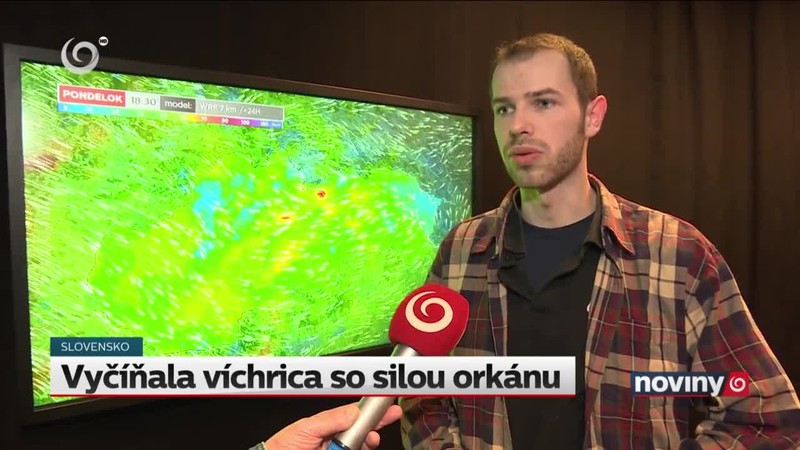 Vyčíňala víchrica so silou orkánu