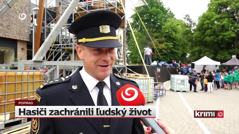 Hasiči zachránili ľudský život
