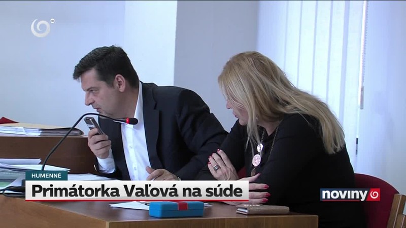 Primátorka Vaľová na súde