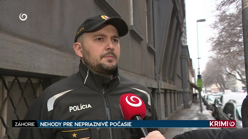 NEHODY PRE NEPRIAZNIVÉ POČASIE