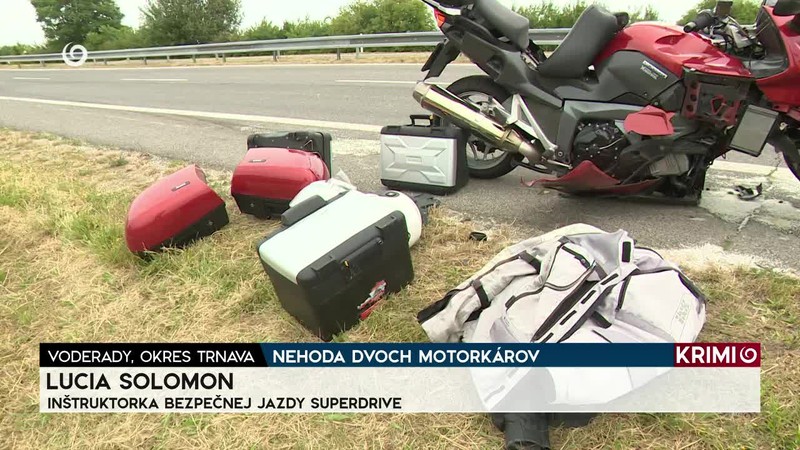 NEHODA DVOCH MOTORKÁROV